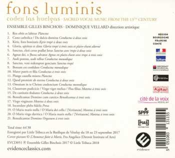 CD Ensemble Gilles Binchois: Fons Luminis - Codex Las Huelgas 122306