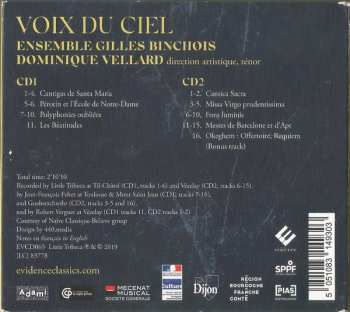 2CD Ensemble Gilles Binchois: Voix Du Ciel. Polyphonies Médiévales et Chants Sacrés 503621