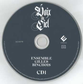 2CD Ensemble Gilles Binchois: Voix Du Ciel. Polyphonies Médiévales et Chants Sacrés 503621