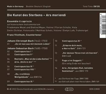 CD Ensemble Il Capriccio: Die Kunst Des Sterbens - Ars Moriendi 402755