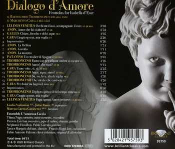 CD Ensemble L'Amorosa Caccia: Dialogo D'Amore - Frottolas For Isabella D'Este 460911