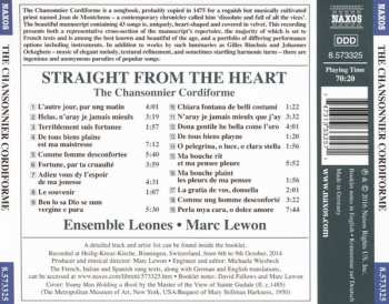 CD Ensemble Leones: Straight From The Heart (The Chansonnier Cordiforme) 186887
