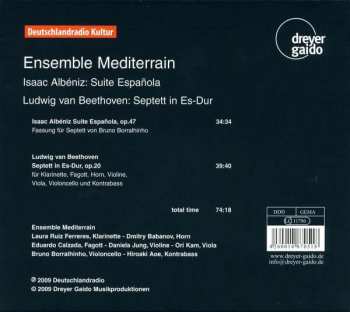 CD Ensemble Mediterrain: Ensemble Mediterrain: Albeniz: Suite Espanola op. 47 (Fassung für Septett von Bruno Borralhinho); Beethoven: Septett op. 20  469690