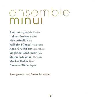 SACD Ensemble Minui: Opera Suites For Nonet – Act 2 444920