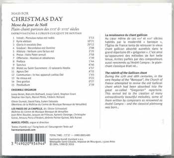 CD Ensemble Organum: Notre-Dame De Paris Mass For Christmas Day 97110