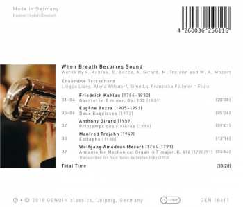 CD Ensemble Tetrachord: When Breath Becomes Sound 347304