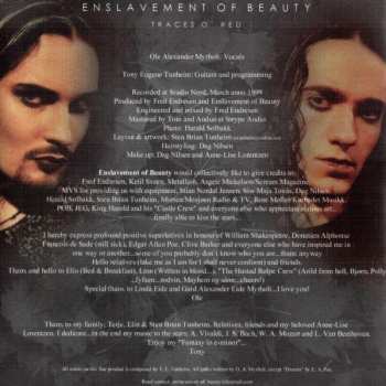 CD Enslavement Of Beauty: Traces O' Red 157301