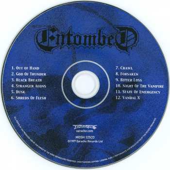 CD Entombed: Entombed 247488