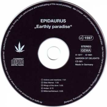 CD Epidaurus: Earthly Paradise 306825