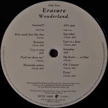 LP Erasure: Wonderland LTD 40725