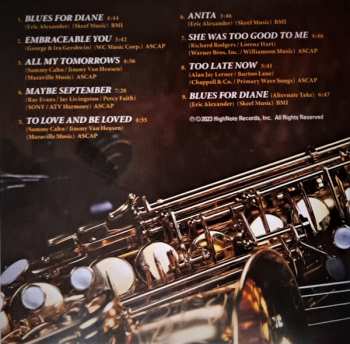 CD Eric Alexander: A New Beginning - Alto Saxophone with Strings 434982