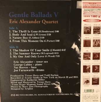 LP Eric Alexander Quartet: Gentle Ballads V 499925