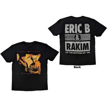 Merch Eric B. & Rakim: Eric B. & Rakim Unisex T-shirt: Let The Rhythm Begin (back Print) (xx-large) XXL