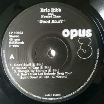 2LP Eric Bibb: Good Stuff 67735