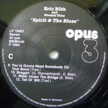 2LP Eric Bibb: Spirit & The Blues 78185