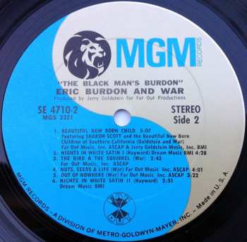 2LP Eric Burdon & War: The Black-Man's Burdon 442907