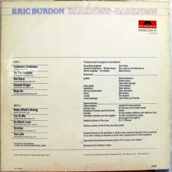 LP Eric Burdon: Darkness - Darkness
