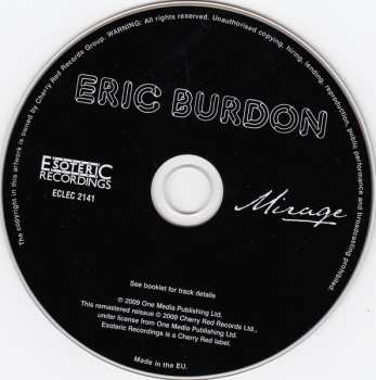 CD Eric Burdon: Mirage