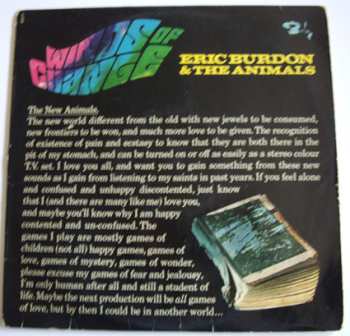 LP Eric Burdon & The Animals: Winds Of Change 504083