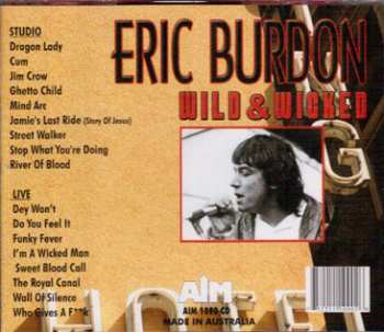 CD Eric Burdon: Wild & Wicked 196260