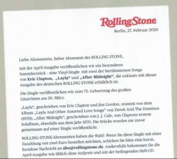 SP Eric Clapton: Layla / After Midnight