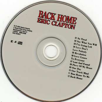 CD Eric Clapton: Back Home 3348
