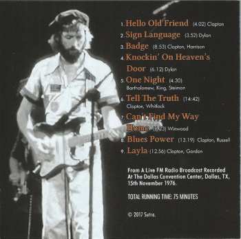 CD Eric Clapton: The Dallas Cowboy 423455
