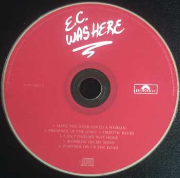 CD Eric Clapton: E.C. Was Here 377965