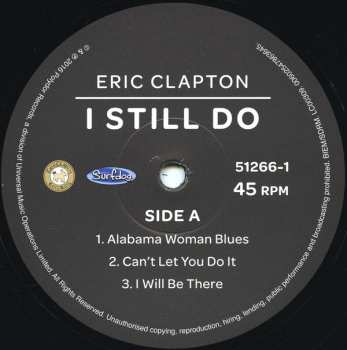 2LP Eric Clapton: I Still Do 17054