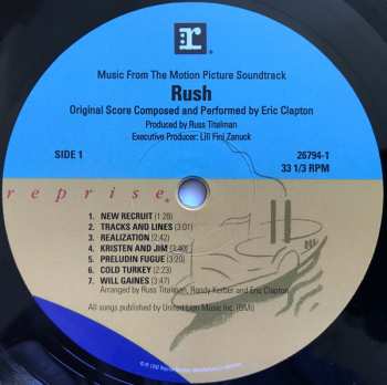 LP Eric Clapton: Music From The Motion Picture Soundtrack Rush  392620