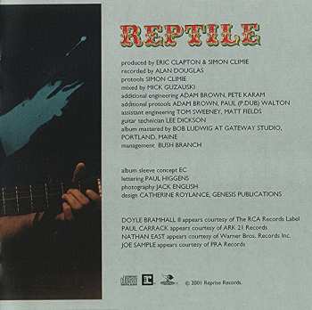 CD Eric Clapton: Reptile 47005