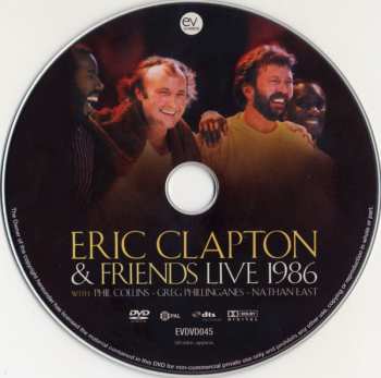 DVD Eric Clapton: Eric Clapton & Friends - Live 1986 232413