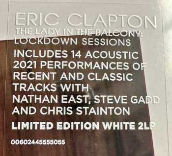 2LP Eric Clapton: The Lady In The Balcony: Lockdown Sessions LTD | CLR 460635