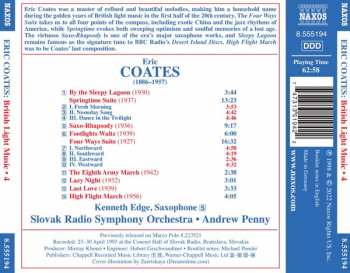 CD Eric Coates: Singtime Suite / Four Ways Suite / Saxo-Rhapsody 183313