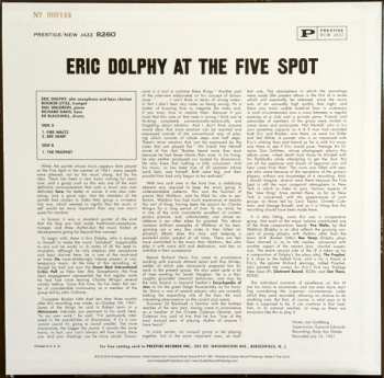 LP Eric Dolphy: At The Five Spot, Volume 1. LTD | NUM 537604