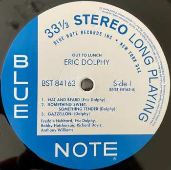 LP Eric Dolphy: Out To Lunch! 384014