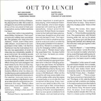 CD Eric Dolphy: Out To Lunch! 27111