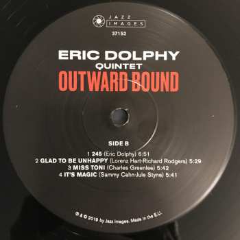 LP Eric Dolphy Quintet: Outward Bound LTD 62355