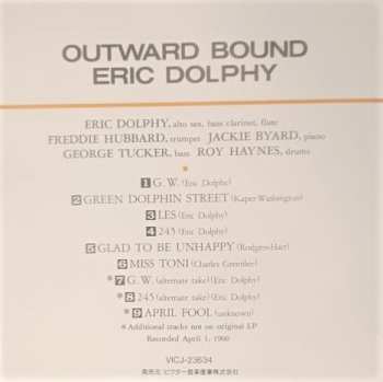 CD Eric Dolphy Quintet: Outward Bound  461416