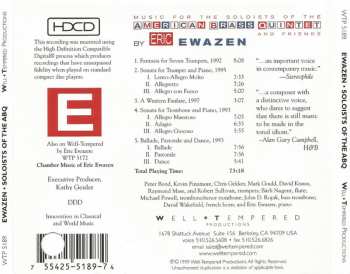 CD Eric Ewazen: Music For The Soloists Of The American Brass Quintet And Friends 293288