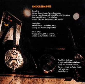 CD Eric Sardinas And Big Motor: Boomerang 92238
