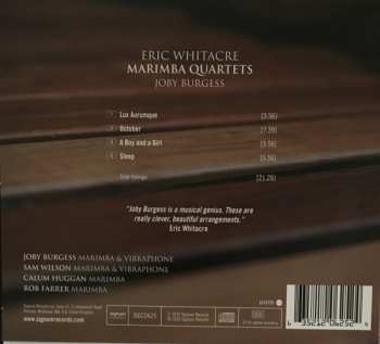 CD Eric Whitacre: Marimba Quartets 336821