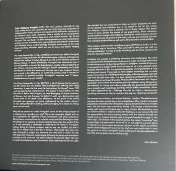 LP Erich Wolfgang Korngold: String Quartet No. 2, Op. 26 | String Quartet No. 3, Op. 34 LTD 417994