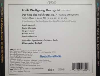 CD Erich Wolfgang Korngold: Der Ring Des Polykrates 187982