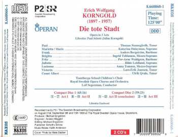 2CD Erich Wolfgang Korngold: Die Tote Stadt 314240