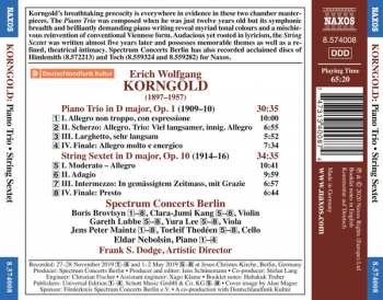CD Erich Wolfgang Korngold: Piano Trio • String Sextet 230005