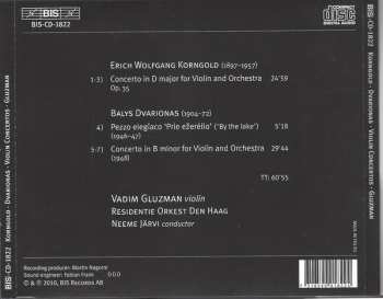 CD Erich Wolfgang Korngold: Violin Concertos 122551