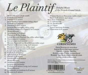 CD Erik Bosgraaf: Le Plaintif - Doleful Music For The French Grand Siècle 189166
