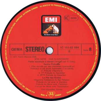 6LP/Box Set Erik Satie: Das Klavierwerk