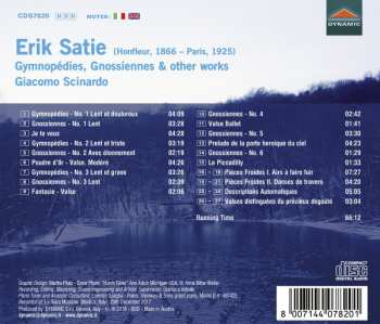 CD Erik Satie: Gymnopédies, Gnossiennes And Other Works 195775